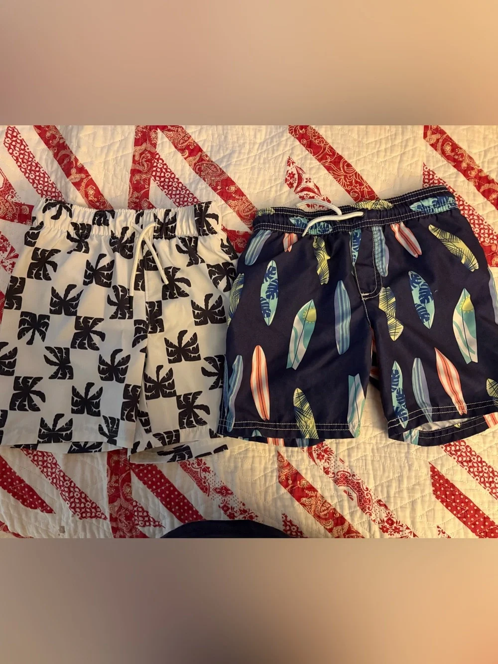 2 Pairs of Boys’ 4T Swim Trunks